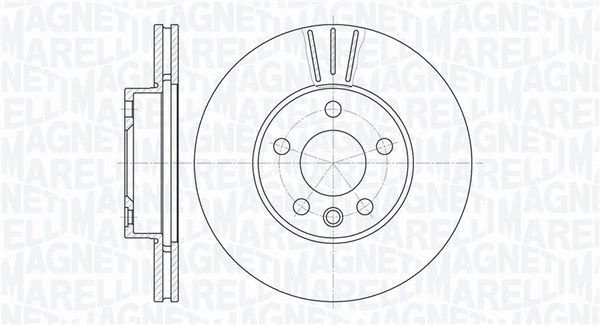 MAGNETI MARELLI stabdžių diskas 361302040368